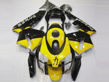 2003-2004 Gloss Yellow Power Honda CBR600RR Motorcycle Fairings