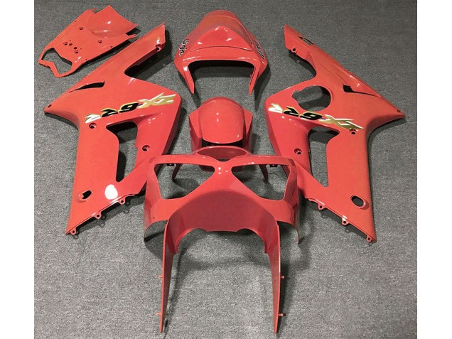 2003-2004 Grapefruit Kawasaki ZX6R Motorcycle Fairings