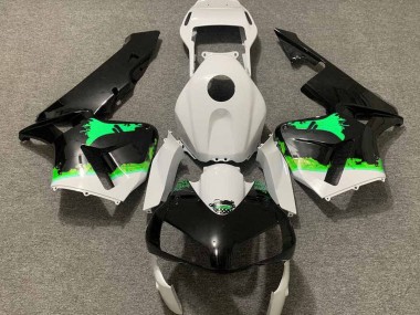 2003-2004 Green Splatter Honda CBR600RR Motorcycle Fairings