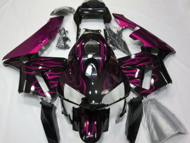 2003-2004 Hot Pink Flames Honda CBR600RR Motorcycle Fairings