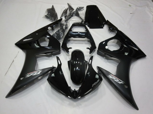 2003-2004 Matte Black Yamaha R6 Motorcycle Fairings