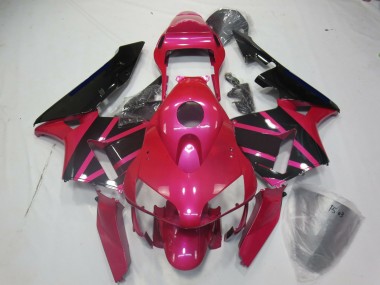 2003-2004 Pink and Black Honda CBR600RR Motorcycle Fairings