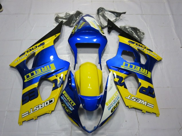 2003-2004 Pirelli Suzuki GSXR 1000 Motorcycle Fairings