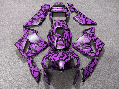 2003-2004 Purple Camo Honda CBR600RR Motorcycle Fairings