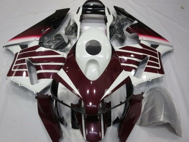 2003-2004 Purple and White Honda CBR600RR Motorcycle Fairings