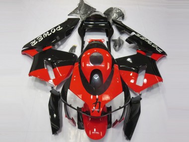 2003-2004 Red Black Power Honda CBR600RR Motorcycle Fairings