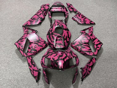 2003-2004 Red Camo Honda CBR600RR Motorcycle Fairings