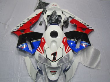 2003-2004 Red White Black and Blue Honda CBR600RR Motorcycle Fairings