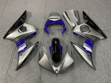 2003-2004 Silver and Purple style Yamaha R6 Motorcycle Fairings
