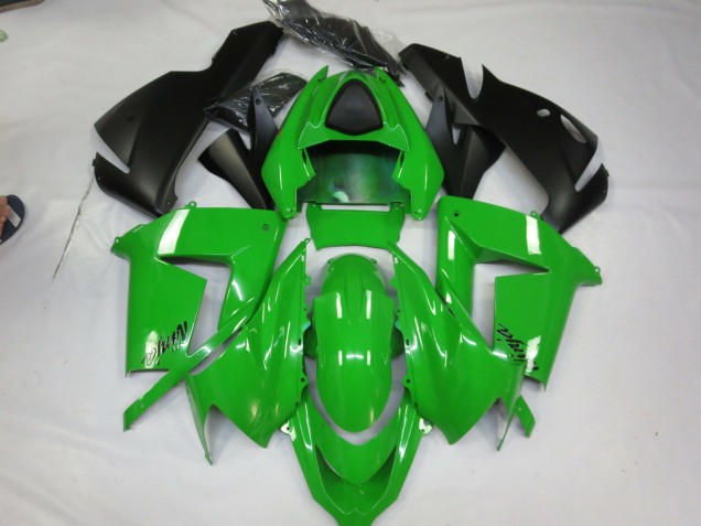 2004-2005 Green Gloss Kawasaki ZX10R Motorcycle Fairings