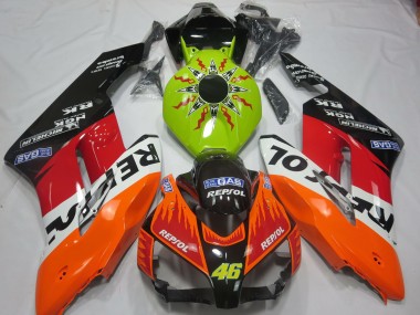 2004-2005 Lime Rossi Repsol Honda CBR1000RR Motorcycle Fairings