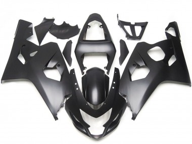 2004-2005 Matte Black Style Suzuki GSXR 600-750 Motorcycle Fairings
