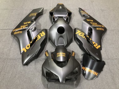 2004-2005 Matte Grey Orange Repsol Honda CBR1000RR Motorcycle Fairings