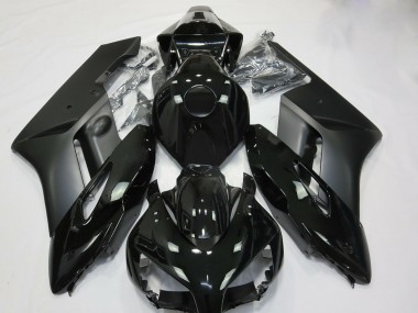 2004-2005 Matte and Gloss Black Honda CBR1000RR Motorcycle Fairings