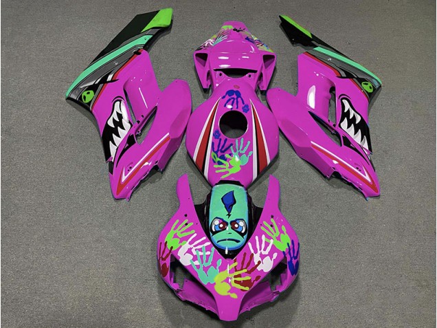 2004-2005 Pink Shark Honda CBR1000RR Motorcycle Fairings