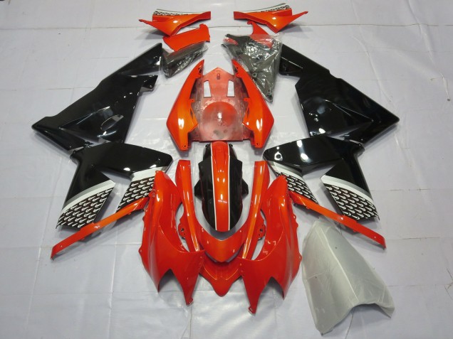 2004-2005 Red Black Kawasaki ZX10R Motorcycle Fairings