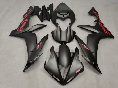 2004-2006 Matte and Red Yamaha R1 Motorcycle Fairings