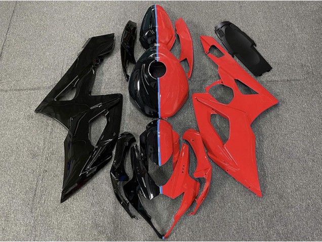 2005-2006 Black and Red Suzuki GSXR 1000 Motorcycle Fairings