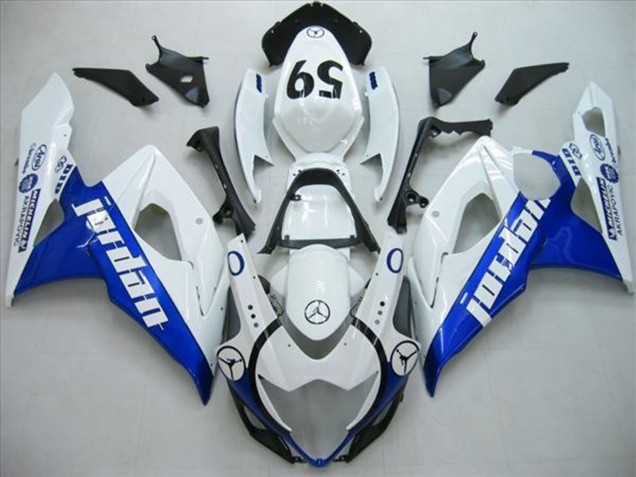 2005-2006 Blue Jordan Suzuki GSXR 1000 Motorcycle Fairings