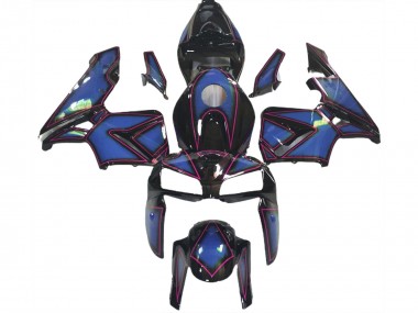 2005-2006 Deep Blue & Pink Outline Honda CBR600RR Motorcycle Fairings