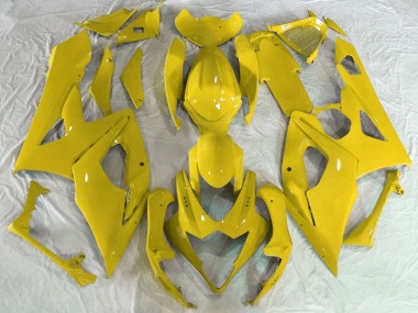 2005-2006 Gloss Yellow Suzuki GSXR 1000 Motorcycle Fairings