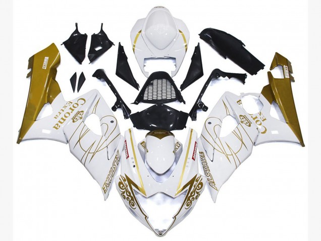 2005-2006 Gold Gloss Corona Custom Suzuki GSXR 1000 Motorcycle Fairings