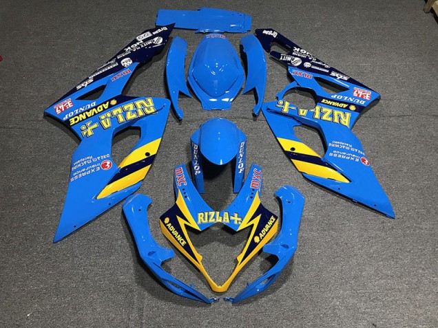 2005-2006 Light Blue Rizla Suzuki GSXR 1000 Motorcycle Fairings