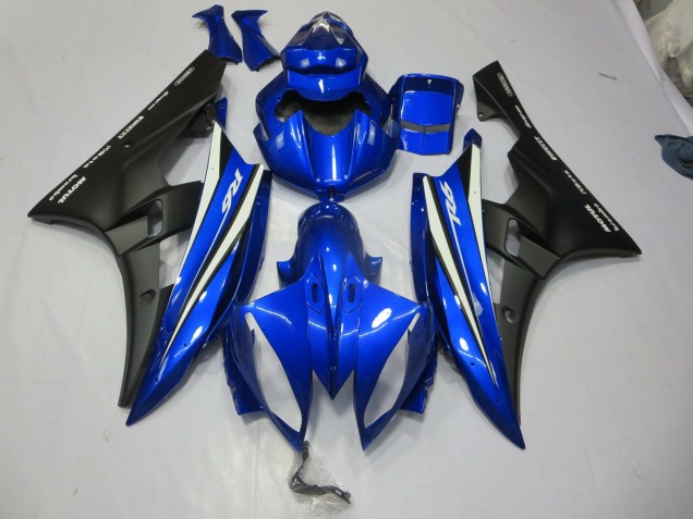 2006-2007 Blue and Black Design Yamaha R6 Motorcycle Fairings
