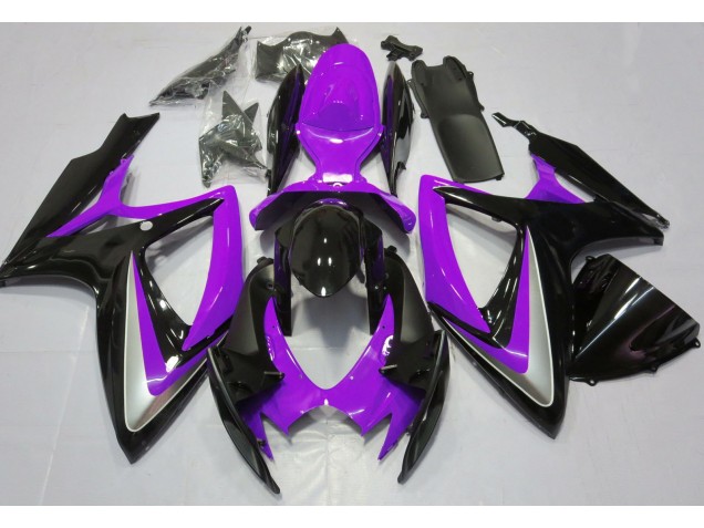 2006-2007 Gloss Purple Debadged Suzuki GSXR 600-750 Motorcycle Fairings