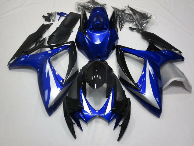 2006-2007 OEM Style Deep Blue Suzuki GSXR 600-750 Motorcycle Fairings
