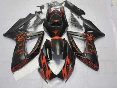 2006-2007 Orange Matte Suzuki GSXR 600-750 Motorcycle Fairings