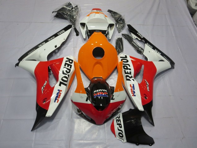2006-2007 Orange Repsol Honda CBR1000RR Motorcycle Fairings