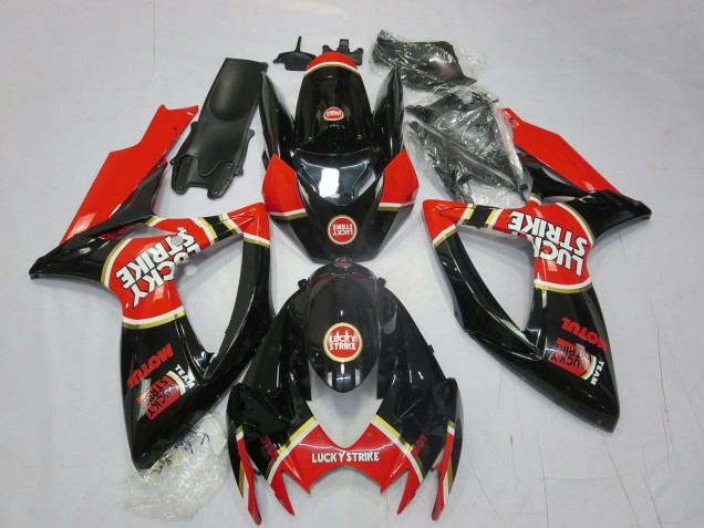 2006-2007 Red Strike Suzuki GSXR 600-750 Motorcycle Fairings