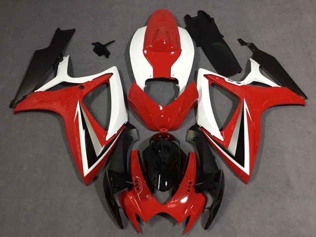 2006-2007 Red Style Suzuki GSXR 600-750 Motorcycle Fairings