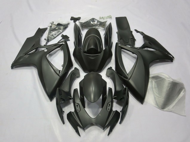 2006-2007 Red and Matte Suzuki GSXR 600-750 Motorcycle Fairings