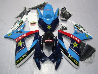 2006-2007 Rockstar Suzuki GSXR 600-750 Motorcycle Fairings