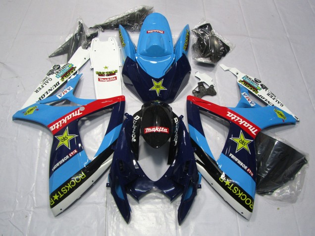 2006-2007 Rockstar Suzuki GSXR 600-750 Motorcycle Fairings