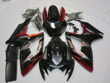 2006-2007 Tri Color Suzuki GSXR 600-750 Motorcycle Fairings