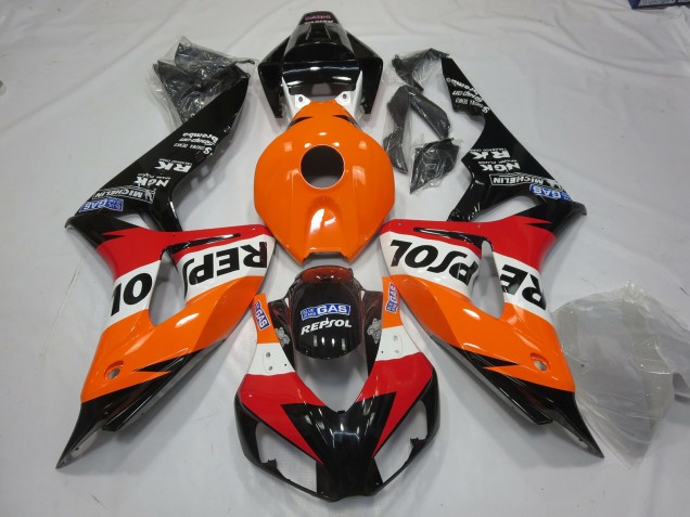 2006-2007 Vibrant Repsol Style Honda CBR1000RR Motorcycle Fairings
