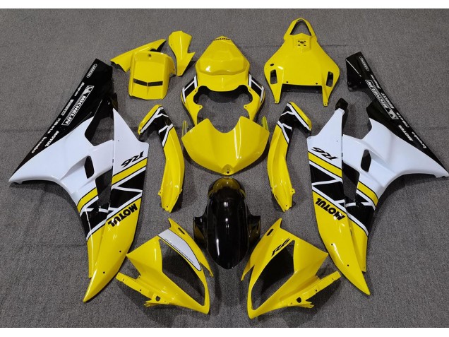2006-2007 Yellow OEM Style Yamaha R6 Motorcycle Fairings