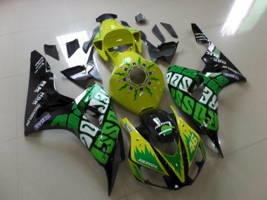 2006-2007 Yellow Rossi Honda CBR1000RR Motorcycle Fairings