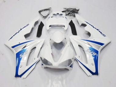 2006-2008 White and Blue Style Triumph Daytona 675 Motorcycle Fairings