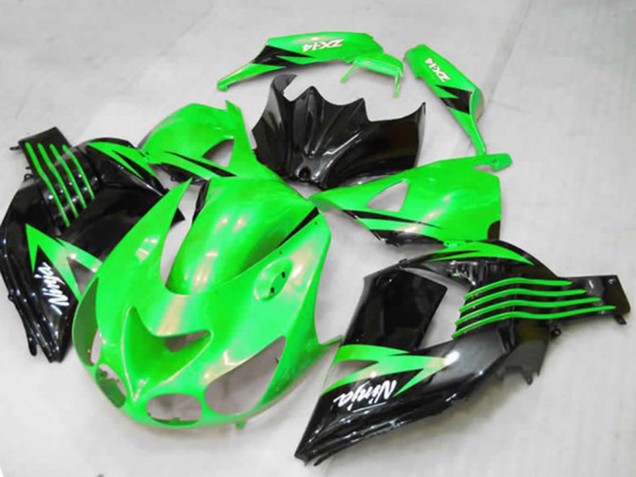 2006-2011 Lime Kawasaki ZX14R Motorcycle Fairings