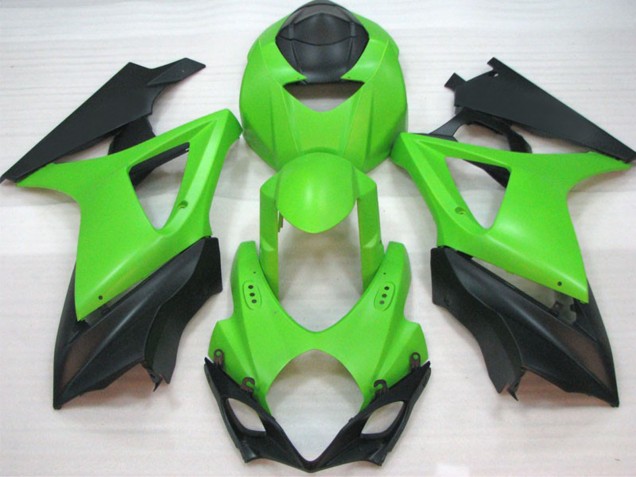2007-2008 Matte Green Suzuki GSXR 1000 Motorcycle Fairings