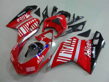 2007-2014 Alice Red Ducati Ducati 848 1098 1198 Motorcycle Fairings