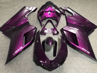 2007-2014 Deep Pink Ducati Ducati 848 1098 1198 Motorcycle Fairings