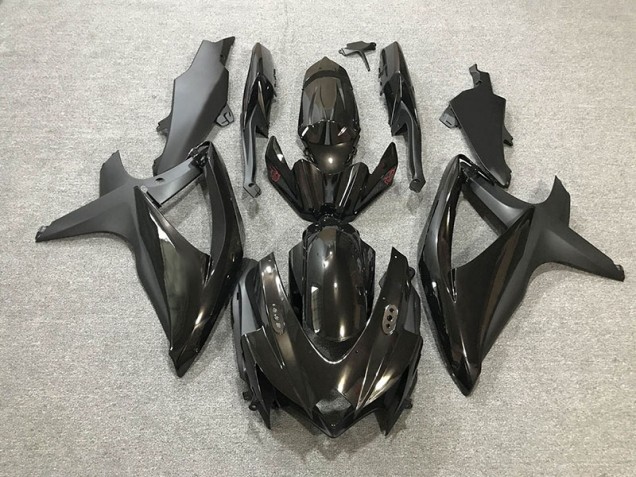 2008-2010 Gloss / Matte Black Suzuki GSXR 600-750 Motorcycle Fairings
