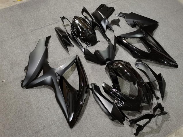 2008-2010 Matte Black Suzuki GSXR 600-750 Motorcycle Fairings