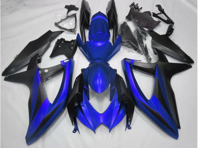 2008-2010 Matte Blue No R Suzuki GSXR 600-750 Motorcycle Fairings