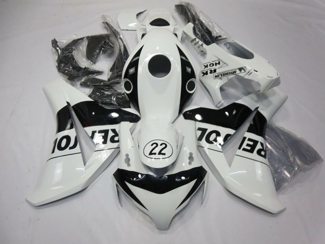 2008-2011 22 Repsol White Honda CBR1000RR Motorcycle Fairings